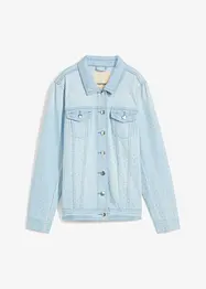 Jeansjakke med strass, bonprix