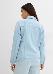 Jeansjakke med strass, bonprix