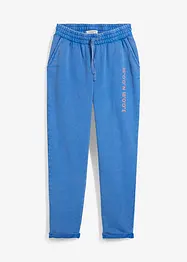 Joggebukse i formstabilt materiale med trykk, bonprix