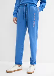 Joggebukse i formstabilt materiale med trykk, bonprix