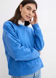 Oversized sweatshirt i myk bomull- og viskosemiks, bonprix