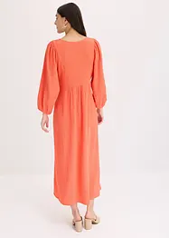 Midikjole i strukturert jersey, bonprix