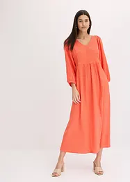 Midikjole i strukturert jersey, bonprix