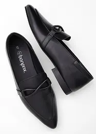 Loafers i skinn, bonprix