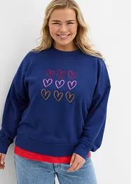 Sweatshirt i bomullsmiks, bonprix