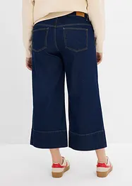 Wide Leg-jeans Mid Waist, cropped, bonprix