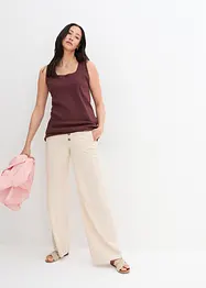 Lang singlet i 100% bomull, bonprix
