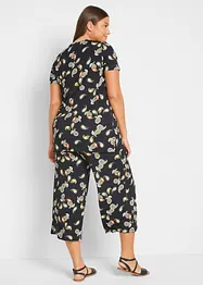 Topp og culottes i lett viskosemiks (2-delt sett), bonprix