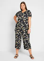 Topp og culottes i lett viskosemiks (2-delt sett), bonprix