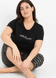 Capri pyjamas av økologisk bomull, bonprix