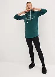 Joggedress med lang sweatshirt og leggings (2-delt sett), bonprix