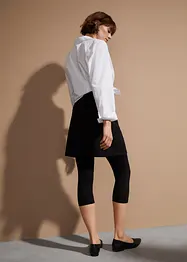 Caprileggings med skjørt, bonprix