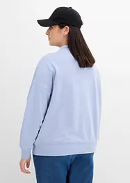 Oversized sweatshirt i ren økologisk bomull, bonprix