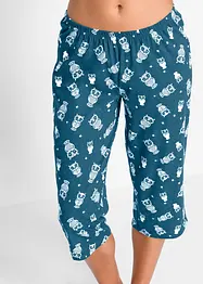 Capri-pyjamas med korte ermer, bonprix