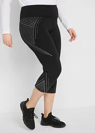Treningsleggings med lomme, 3/4-lengde, bonprix