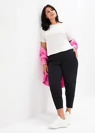 Capri-bukse av mykt materiale, bonprix