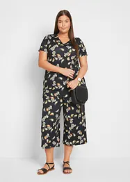 Topp og culottes i lett viskosemiks (2-delt sett), bonprix