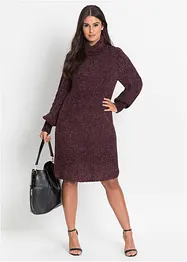 Strikket kjole i chenille av resirkulert polyester, bonprix