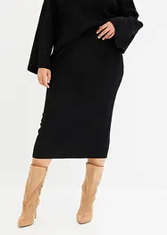Strikket skjørt, bonprix