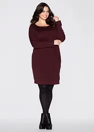 Strikkekjole i ledig snitt, bonprix