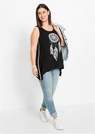 Lang topp med print, bonprix