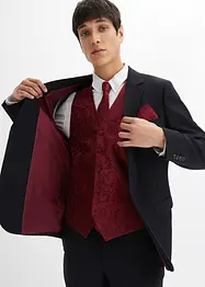 Bryllupsdress med vest og slips (5-delt sett), Slim Fit, bonprix