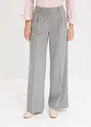 Vid bukse med nålestripe-mønster, bonprix