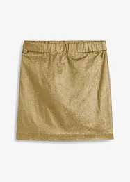 Skjørt i materiale med metallfibre, bonprix