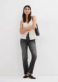 Straight-jeans High Waist, Low Stretch, bonprix