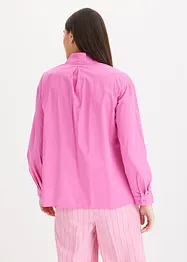 Tunika i poplin med knapper, bonprix