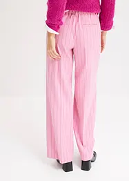 Vid bukse med nålestripe-mønster, bonprix