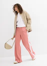 Vid pull on-bukse med kontrastfarget stripe, bonprix
