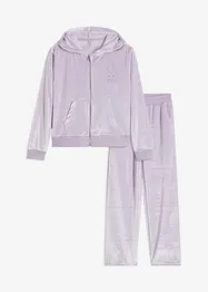 Jakke og bukse i velur (2-delt sett), bonprix