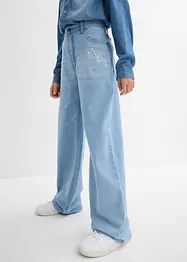 Wide-Leg-jeans Mid Waist, bonprix