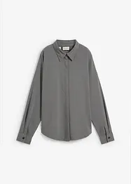 Oversized, vendbar bluse med viskose, bonprix