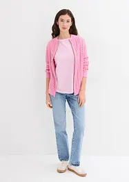 Langermet topp i 100% bomull, bonprix