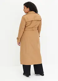 Lang trenchcoat med belte, bonprix