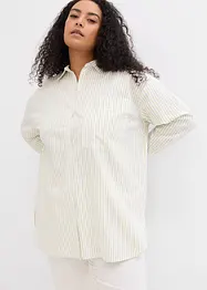 Skjortebluse med stripemønster, bonprix