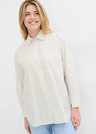 Skjortebluse med stripemønster, bonprix