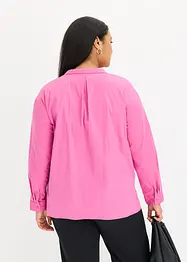 Tunika i poplin med knapper, bonprix