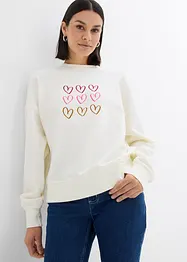 Sweatshirt i bomullsmiks, bonprix