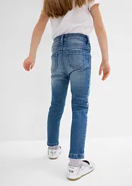 Skinny-jeans med paljettbånd langs siden, bonprix