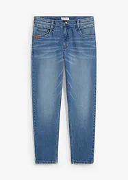 Relaxed Fit-jeans i formstabil, slitesterk denim med stretch, tapered, bonprix