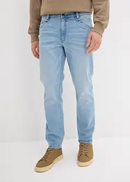 Relaxed Fit-jeans i formstabil, slitesterk denim med stretch, tapered, bonprix