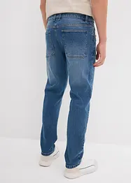 Relaxed Fit-jeans i formstabil, slitesterk denim med stretch, tapered, bonprix