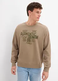 Sweatshirt med print i Loose Fit-modell, bonprix
