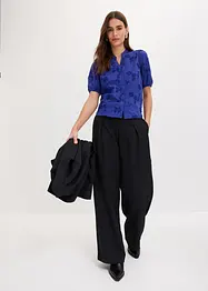 Kortermet bluse i 100% bomull, bonprix