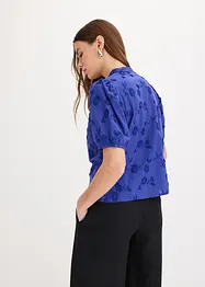 Kortermet bluse i 100% bomull, bonprix