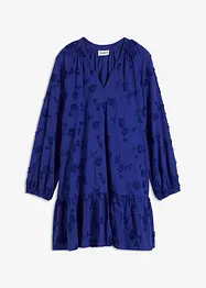 Kjole med applikert blomst, bonprix