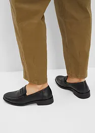 Loafers i skinn, bonprix